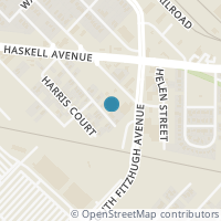 Map location of 1618 Caldwell Street, Dallas, TX 75223