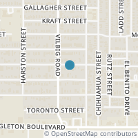 Map location of 1724 Dennison Street, Dallas, TX 75212
