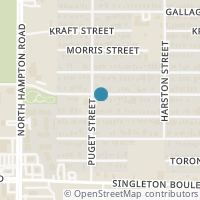Map location of 1966 Dennison Street, Dallas, TX 75212