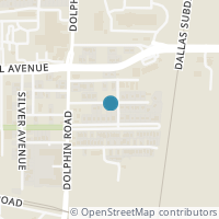 Map location of 3433 Detonte Street, Dallas, TX 75223
