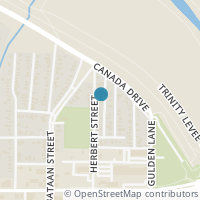 Map location of 3314 Herbert Street, Dallas, TX 75212