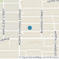 Map location of 2709 Primrose Ave, Fort Worth TX 76111