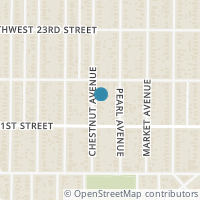 Map location of 2112 Chestnut Avenue, Fort Worth, TX 76164