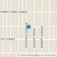 Map location of 2118 Chestnut Ave, Fort Worth TX 76164