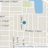 Map location of 3429 El Benito Drive, Dallas, TX 75212