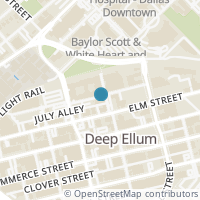 Map location of 215 N Walton Street #8, Dallas, TX 75226