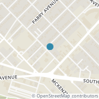 Map location of 4602 Philip Avenue, Dallas, TX 75223