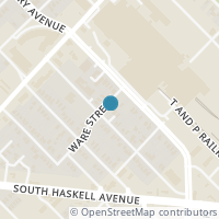 Map location of 1402 Rowan Ave, Dallas TX 75223