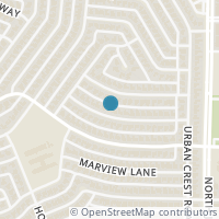 Map location of 5705 Twineing Street, Dallas, TX 75227