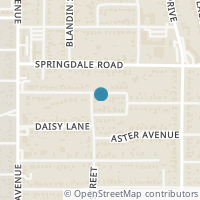 Map location of 2804 Goldenrod Avenue, Fort Worth, TX 76111