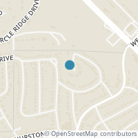 Map location of 1756 Hilltop Circle, River Oaks, TX 76114
