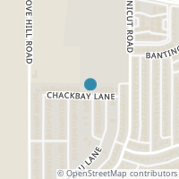 Map location of 7011 Chackbay Ln, Dallas TX 75227
