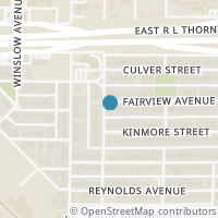 Map location of 3002 Fairview Ave, Dallas TX 75223