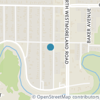 Map location of 3915 Aransas Street, Dallas, TX 75212