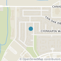 Map location of 2610 Sumac Leaf Court, Dallas, TX 75212