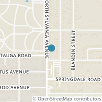 Map location of 2112 N Sylvania Ave, Fort Worth TX 76111