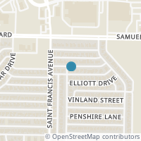 Map location of 7130 Rolling Fork Dr, Dallas TX 75227