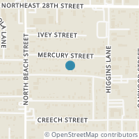 Map location of 4011 Hollis Street, Haltom City, TX 76111