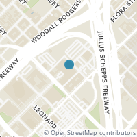 Map location of 1717 Arts Plaza #1903, Dallas, TX 75201