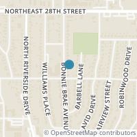 Map location of 2208 Bonnie Brae Avenue, Fort Worth, TX 76111