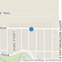 Map location of 4130 Soloman Drive, Dallas, TX 75212