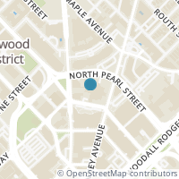 Map location of 2525 N Pearl Street #1202, Dallas, TX 75201