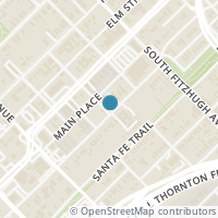 Map location of 180 S Cisco Street, Dallas, TX 75226