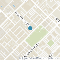 Map location of 1405 McCoy Street #2, Dallas, TX 75204