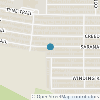 Map location of 8936 Saranac Trl, Fort Worth TX 76118