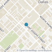 Map location of 1333 Saint Joseph Street #12, Dallas, TX 75204