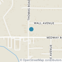 Map location of 2408 Thomas Rd, Haltom City TX 76117