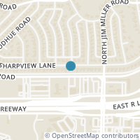 Map location of 2920 Sharpview Lane, Dallas, TX 75228