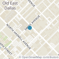Map location of 4214 Swiss Avenue #C, Dallas, TX 75204