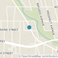 Map location of 1002 Loraine Street, Fort Worth, TX 76106