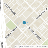 Map location of 1771 McCoy Street #201, Dallas, TX 75204