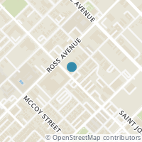 Map location of 3801 San Jacinto Street #D, Dallas, TX 75204