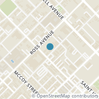 Map location of 3809 San Jacinto Street #C, Dallas, TX 75204