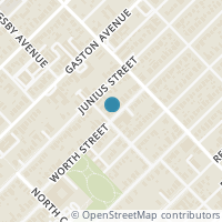 Map location of 4805 Worth Street, Dallas, TX 75246