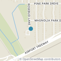 Map location of 2600 Rosebud Lane, Richland Hills, TX 76118