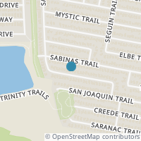 Map location of 2800 Salado Trail, Fort Worth, TX 76118