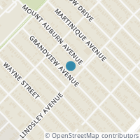 Map location of 710 Grandview Ave, Dallas TX 75223