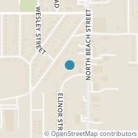 Map location of 3037 Elinor Street, Fort Worth, TX 76111