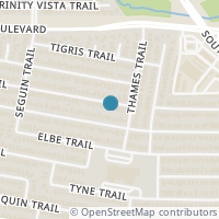 Map location of 8832 Mystic Trl, Fort Worth TX 76118
