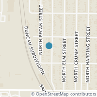 Map location of 3115 N Terry St, Fort Worth TX 76106