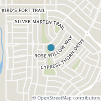 Map location of 4602 Java Grove Ln, Arlington TX 76005