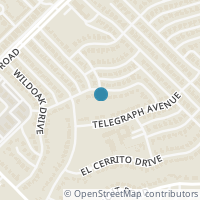 Map location of 8234 Stony Creek Drive, Dallas, TX 75228