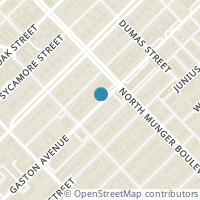 Map location of 5073 Gaston Avenue #403, Dallas, TX 75214