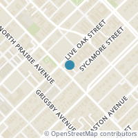 Map location of 4904 Live Oak St #303, Dallas TX 75206