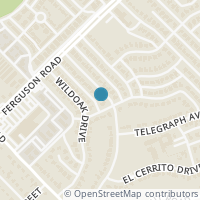 Map location of 8215 Claremont Dr, Dallas TX 75228