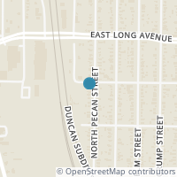 Map location of 3221 N Pecan Street, Fort Worth, TX 76106